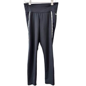 🍒 2/$20Black Adidas Climate Athletic Pants with Adidas Logo Stripe Up Side sz S